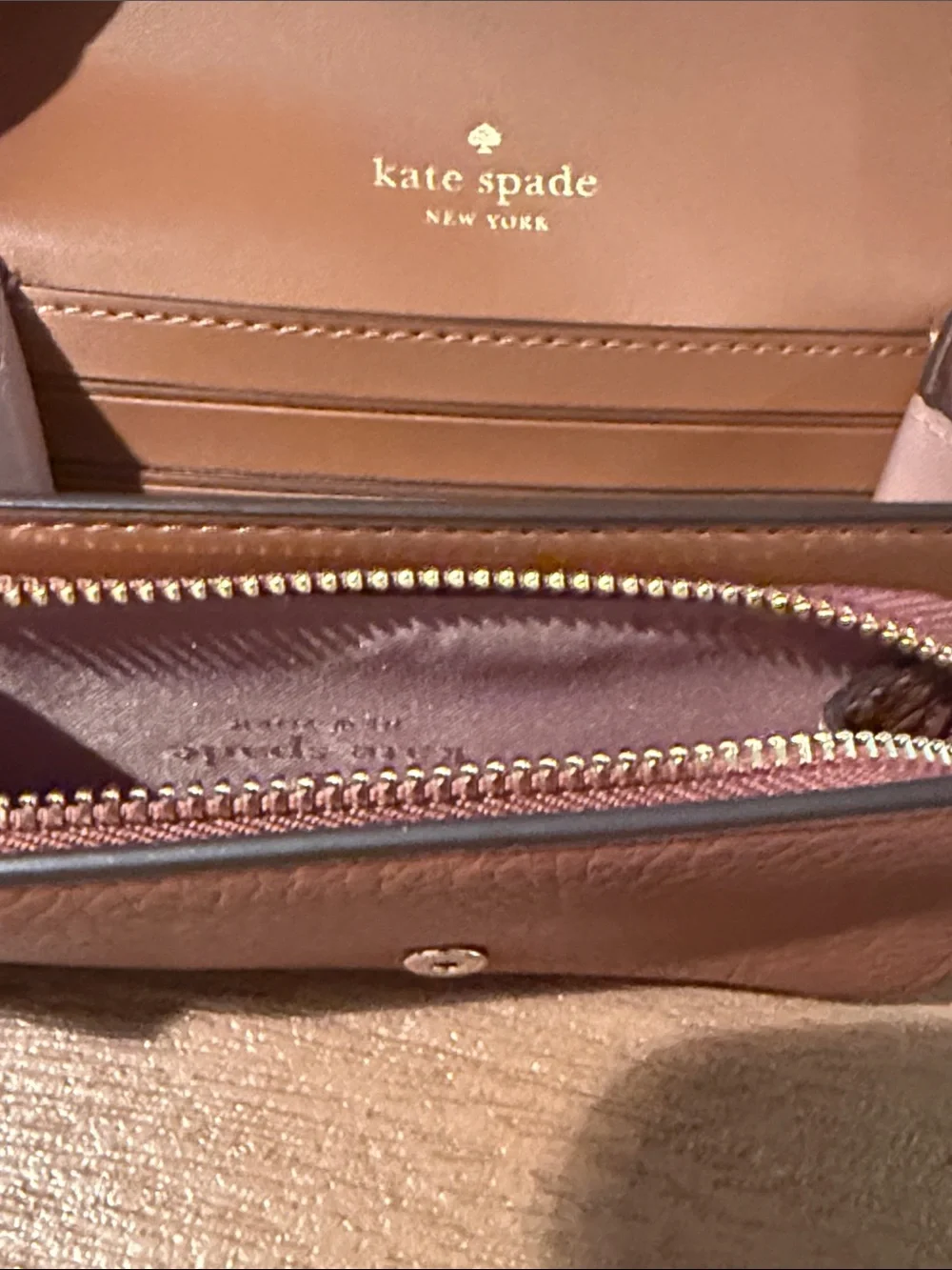 kate spade leather 13 ships